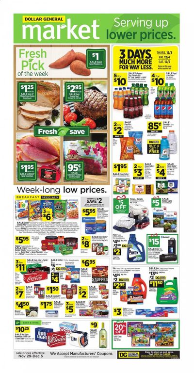 Dollar General (WV) Weekly Ad Flyer November 29 to December 5