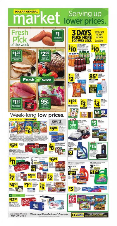 Dollar General (MS) Weekly Ad Flyer November 29 to December 5