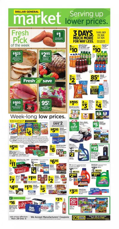 Dollar General (LA) Weekly Ad Flyer November 29 to December 5
