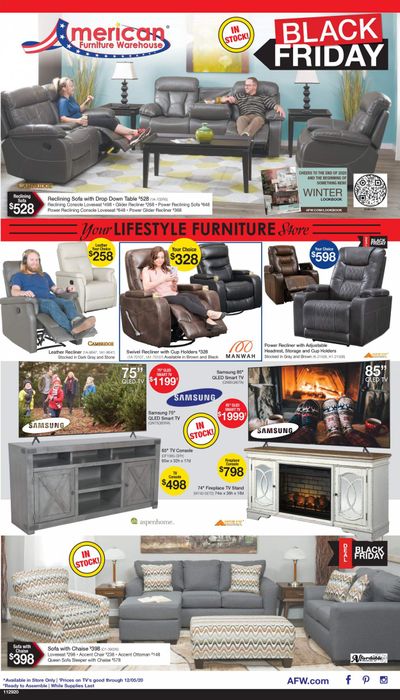 American Furniture Warehouse (AZ) Weekly Ad Flyer November 29 to December 5