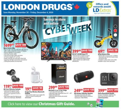 London Drugs Cyber Week Flyer November 30 to December 4