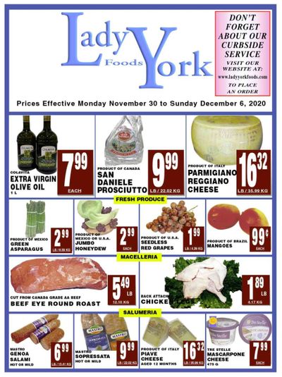 Lady York Foods Flyer November 30 to December 6