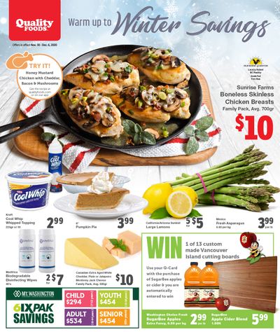 Quality Foods Flyer November 30 to December 6