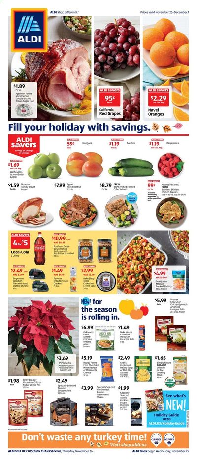 ALDI (NC, NY, PA, SC, TN, VA, WV) Weekly Ad Flyer November 25 to December 1