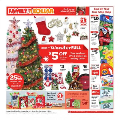 Family Dollar Weekly Ad Flyer November 29 to December 5