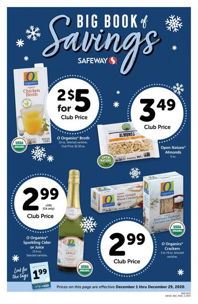 Safeway Weekly Ad Flyer December 1 to December 29
