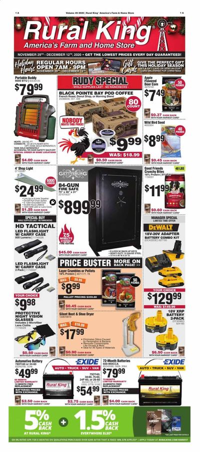 Rural King Weekly Ad Flyer November 29 to December 12