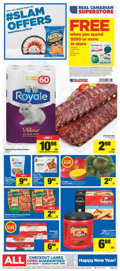 Real Canadian Superstore (West) Flyer December 26 to January 2
