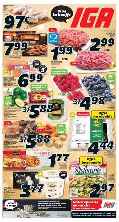 IGA (QC) Flyer December 3 to 9 IGA (QC) Flyer December 3 to 9