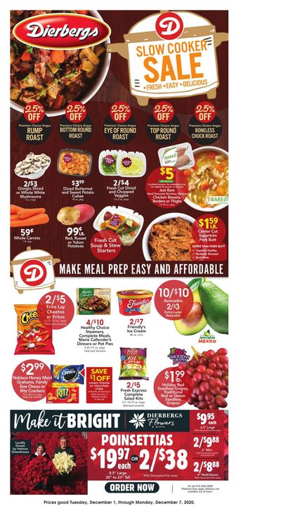Dierbergs Markets Weekly Ad Flyer December 1 to December 7, 2020