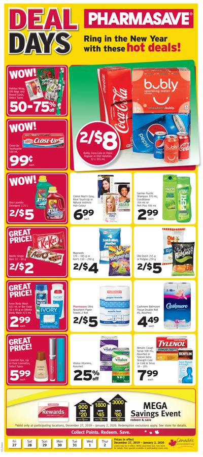 Pharmasave (ON) Flyer December 27 to January 2
