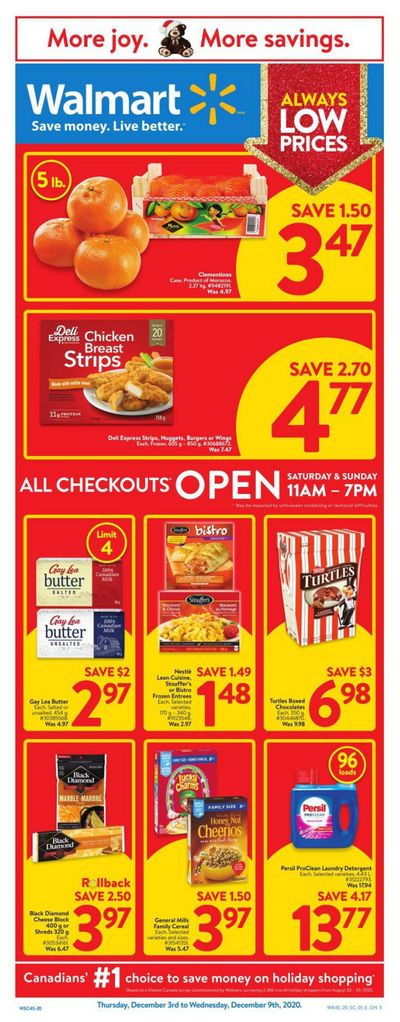 Walmart (ON) Flyer December 3 to 9