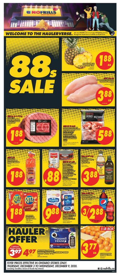 No Frills (ON) Flyer December 3 to 9