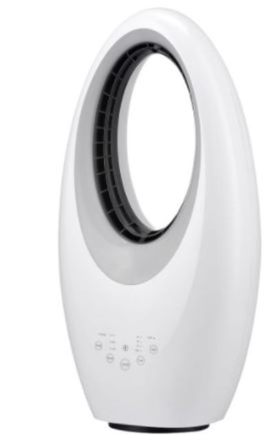 Oval Bladeless Oscillating Fan with Night Light For $64.03 At Princess Auto Canada