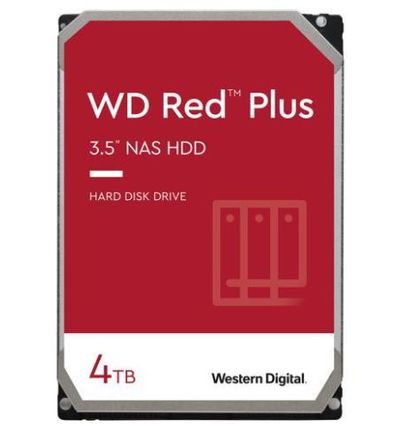 WD Red Plus 4TB NAS Hard Disk Drive - 5400 RPM Class SATA 6Gb/s, CMR, 64MB Cache, 3.5 Inch - WD40EFRX For $129.99 At Newegg Canada