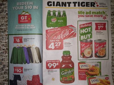 Giant Tiger Canada Flyer Deals December 2nd – 8th Giant Tiger Canada Flyer Deals December 2nd – 8th