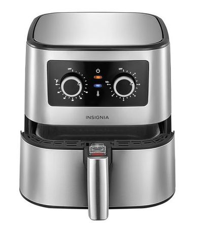 Insignia Air Fryer - 4.8L/5.1QT - Stainless Steel For $69.99 At Best Buy Canada