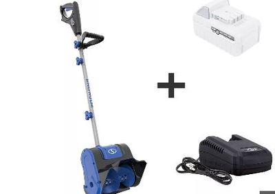 Snow Joe 10-inch 24V Cordless Electric Snow Shovel Kit with 5.0 Ah Battery + Charger For $128.00 At The Home Depot Canada
