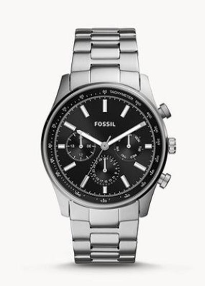 Sullivan Multifunction Stainless Steel Watch For $55.50 At Fossil Canada