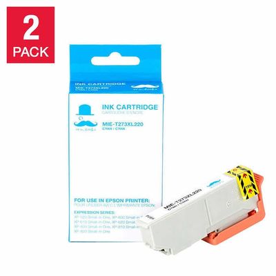 Moustache Compatible Epson 273XL Cyan Ink Cartridge 2-pack On Sale for 9.59 at Costco Canada