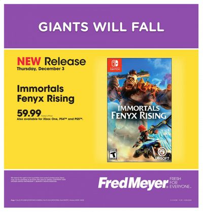 Fred Meyer Weekly Ad Flyer December 3 to December 4