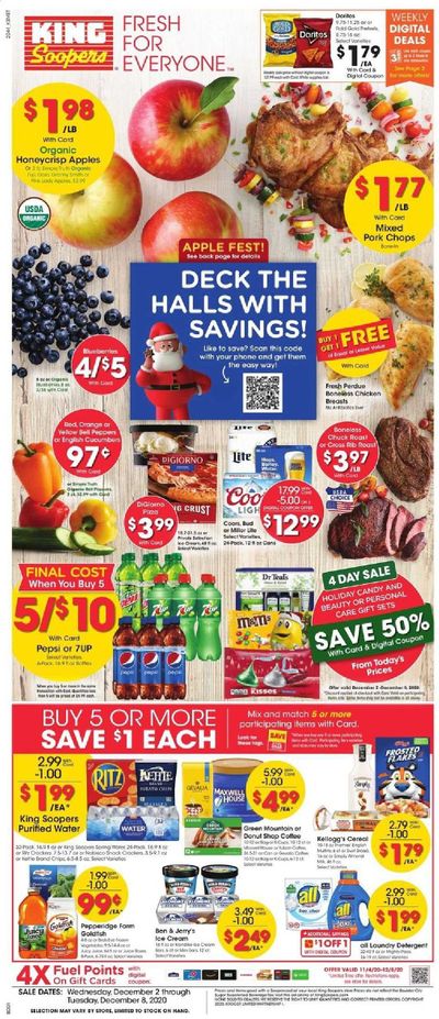 King Soopers (CO, WY) Weekly Ad Flyer December 2 to December 8