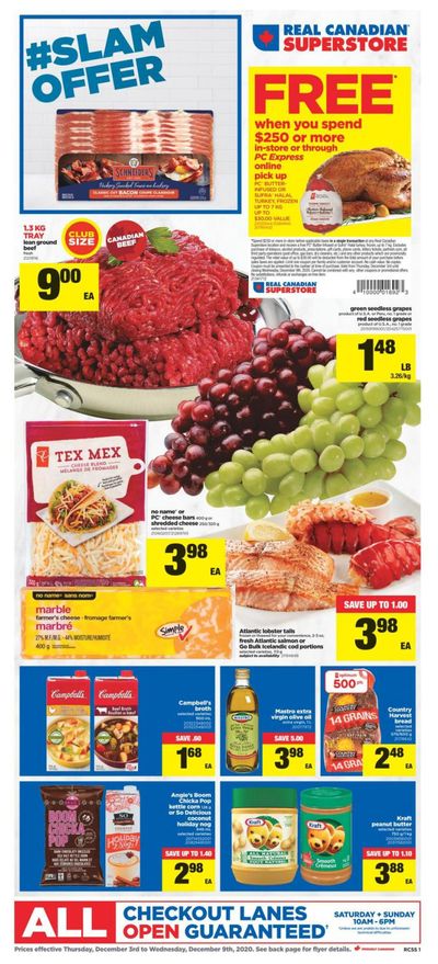 Real Canadian Superstore (ON) Flyer December 3 to 9