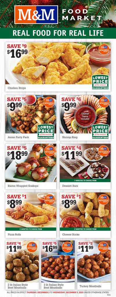 M&M Food Market (SK, MB, NS, NB) Flyer December 3 to 9