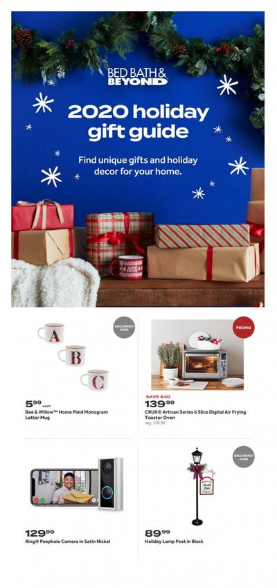 Bed Bath & Beyond Weekly Ad Flyer December 1 to December 26