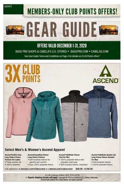 Bass Pro Shops Weekly Ad Flyer December 1 to December 31