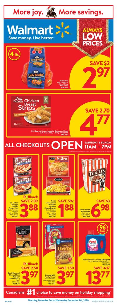 Walmart (West) Flyer December 3 to 9