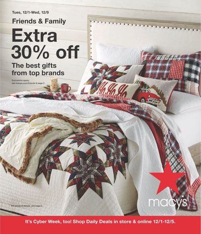 Macy's Weekly Ad Flyer December 1 to December 9