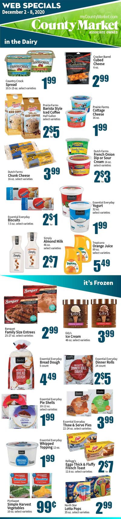County Market Weekly Ad Flyer December 2 to December 8
