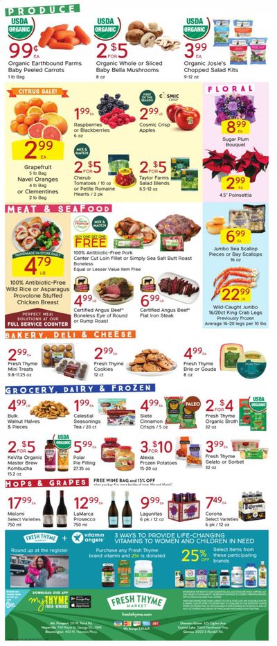 Fresh Thyme Weekly Ad Flyer December 2 to December 8