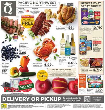 QFC Weekly Ad Flyer December 2 to December 8