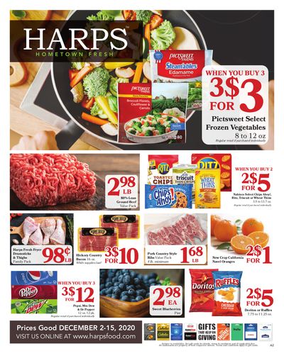 Harps Food Stores Weekly Ad Flyer December 2 to December 15, 2020