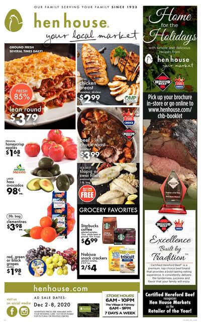 Hen House Weekly Ad Flyer December 2 to December 8, 2020