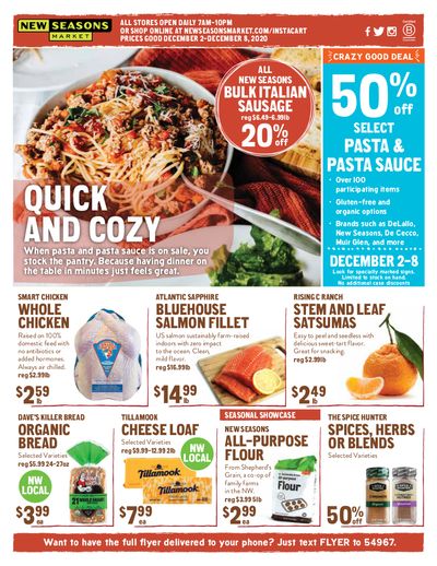 New Seasons Market (OR) Weekly Ad Flyer December 2 to December 8, 2020