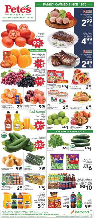 Pete's Fresh Market Weekly Ad Flyer December 2 to December 8, 2020