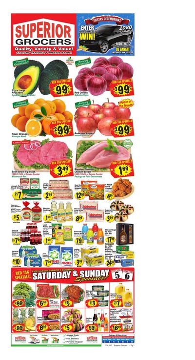 Superior Grocers Weekly Ad Flyer December 2 to December 8, 2020