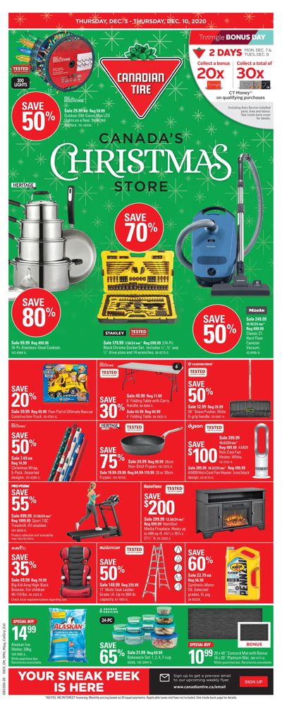 Canadian Tire (West) Flyer December 4 to 10