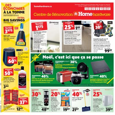 Home Hardware Building Centre (QC) Flyer December 3 to 9