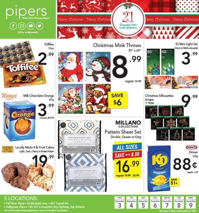 Pipers Superstore Flyer December 3 to 9