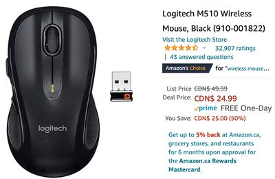 Amazon Canada Holiday Deals: Save 50% on Logitech Wireless Mouse + 45% on eufy Robot Vacuum Cleaner + 40% on Cuisinart AirFryer Convection Oven + 52% on Wireless Earbuds + More HOT Offers