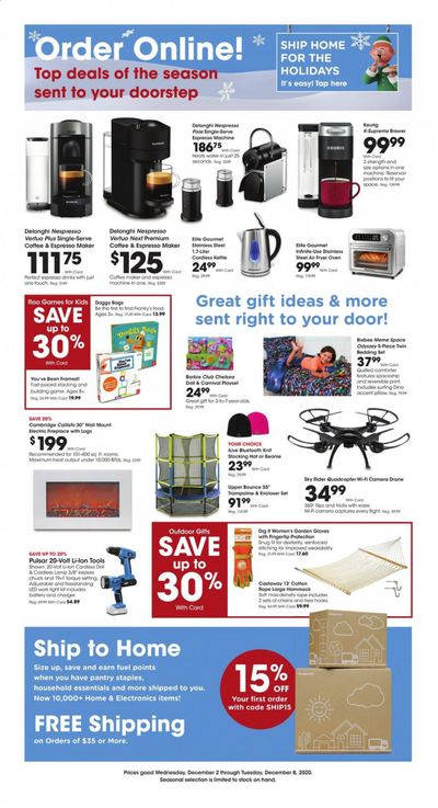 Fry’s Weekly Ad Flyer December 2 to December 8