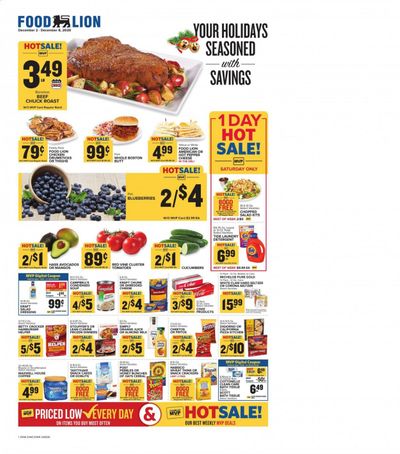 Food Lion (VA) Weekly Ad Flyer December 2 to December 8