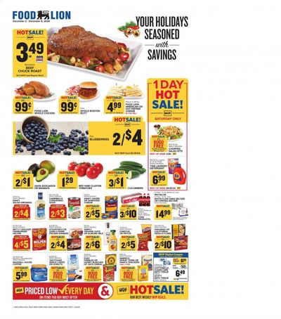 Food Lion (NC) Weekly Ad Flyer December 2 to December 8