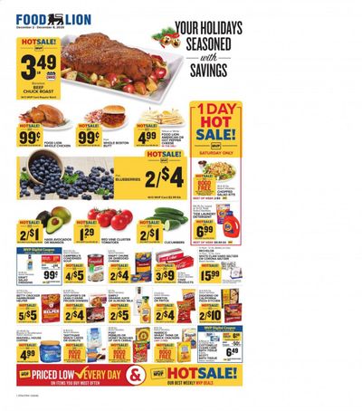 Food Lion (TN) Weekly Ad Flyer December 2 to December 8