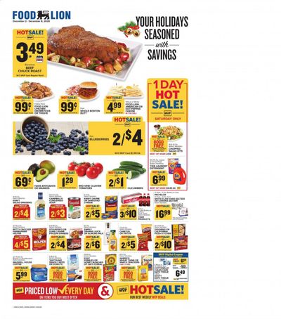 Food Lion (WV) Weekly Ad Flyer December 2 to December 8