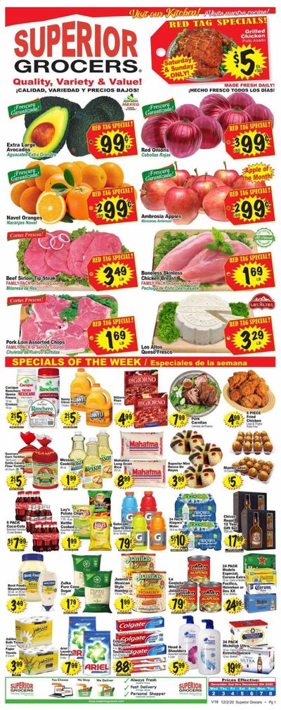 Superior Grocers Weekly Ad Flyer December 2 to December 8